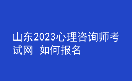 山東2023心理咨詢(xún)師考試網(wǎng) 如何報(bào)名 具體的報(bào)名入口
