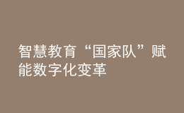 智慧教育“國家隊(duì)”賦能數(shù)字化變革