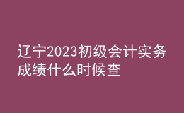 遼寧2023初級(jí)會(huì)計(jì)實(shí)務(wù)成績(jī)什么時(shí)候查