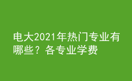 電大2021年熱門專業(yè)有哪些？各專業(yè)學費收取如何