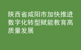 陜西省咸陽市加快推進(jìn)數(shù)字化轉(zhuǎn)型 賦能教育高質(zhì)量發(fā)展