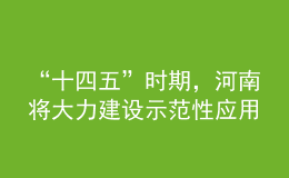 “十四五”時期，河南將大力建設(shè)示范性應(yīng)用技術(shù)類型本科高校