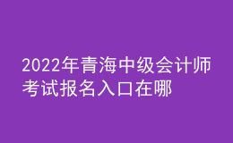 2022年青海中級會計(jì)師考試報(bào)名入口在哪？